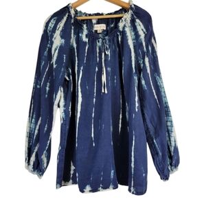 Knox Rose Womens Shirt Size Medium Long Sleeve Tie Dye